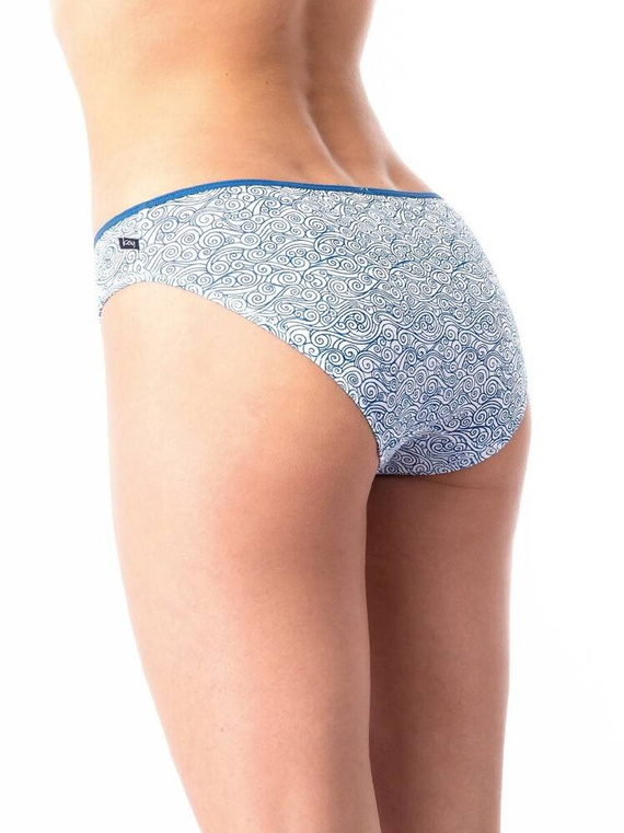 LPR 723 A'2 Damen-Slips im 2er-Pack Key, Marineblau und Weiß