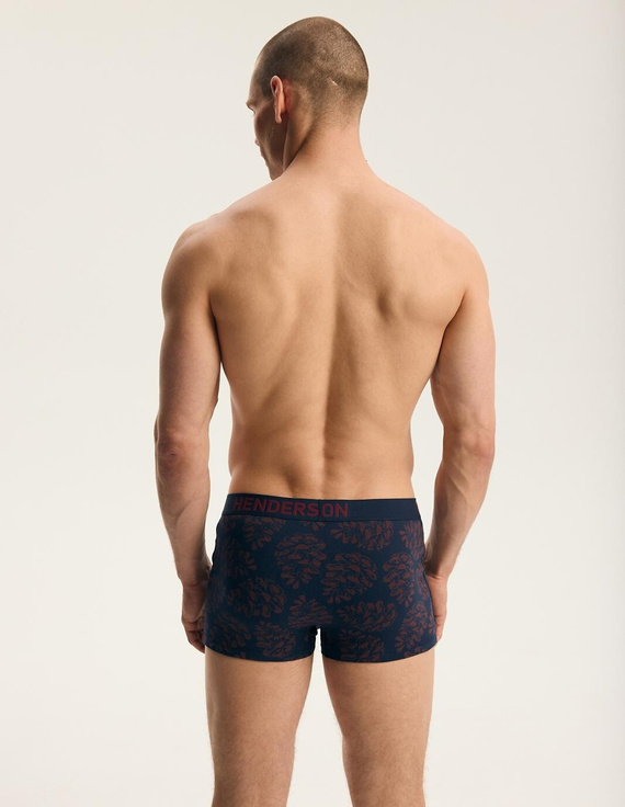 Henderson Herren Boxershorts 46101 Fawn 2er-Pack Baumwolle mit breitem Logo-Bund
