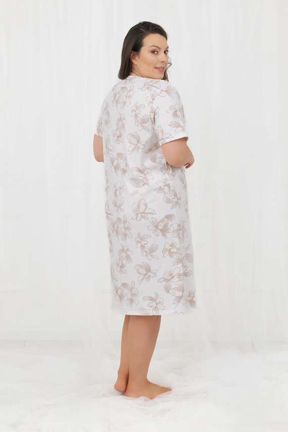 Empiria Nachthemd 100% Baumwolle Italian Fashion