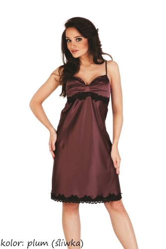 925 Kleoree De Lafense Nachthemd - Pflaume