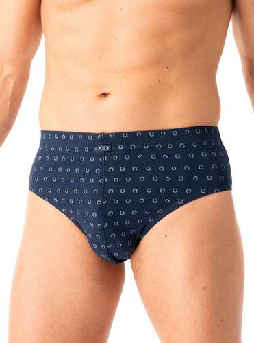 Herren-Slips MPP 612 B25 Key Marineblau – Baumwolle, 2er-Pack in einer Box, Komfort und Stil
