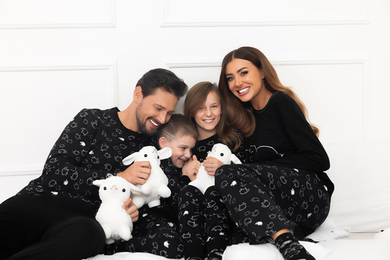 Kinderschlafanzug Wito - MEGA SOFT Baumwolle, Schaffell, lange Ärmel und Hosen Italian Fashion 