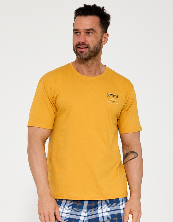 Herrenpyjama Cornette 326/213 Montana 2 100% Baumwolle Kurzarm