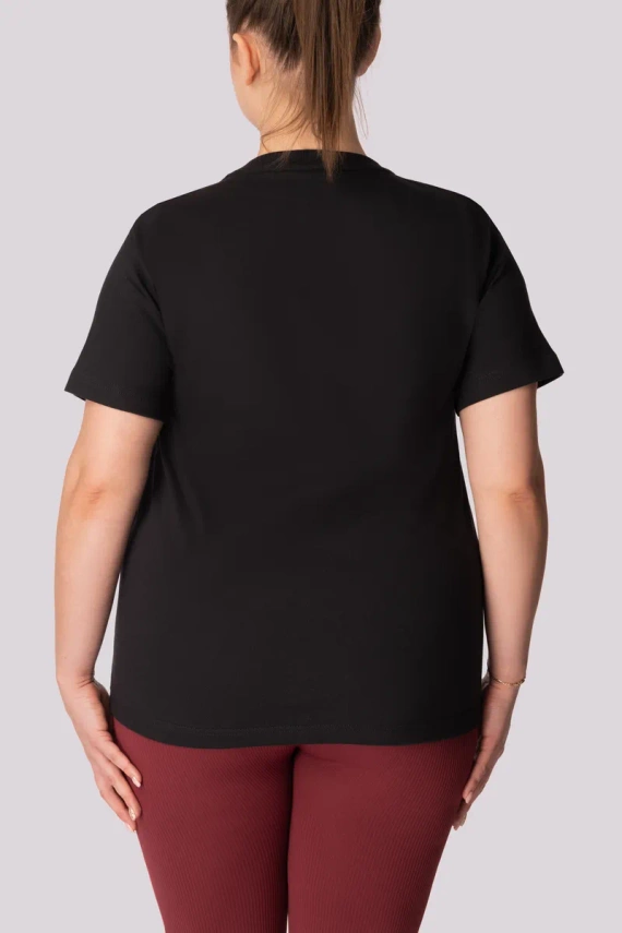 Regular Base Damen T-Shirt Mona schwarz