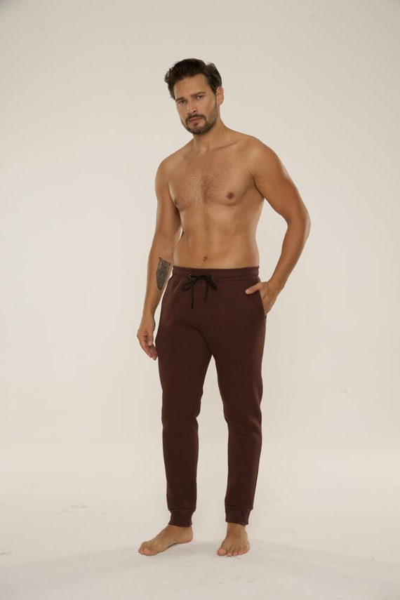 813 Indigo Herren Trainingsanzug von De Lafense - schokolade