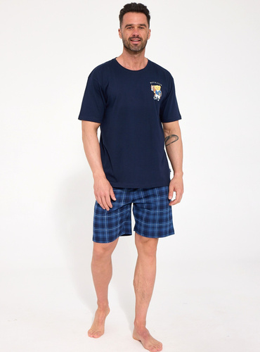 Herren-Pyjama Cornette 326/349 Royal Club 100% Baumwolle Kurze Hose