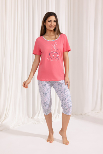 685 Regina Damenpyjama – Koralle