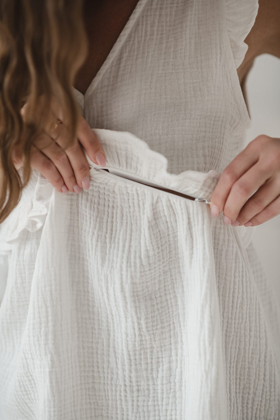 Milky Butterfly Bluzka ciążowa i do karmienia – wygoda i styl Milk&Love kremowy