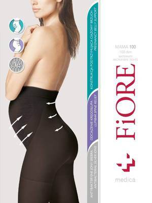 Rajstopy  Mama M 5215 100den Fiore czarny