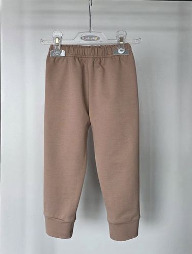 Kinder-Jogginganzug Leon Bambarillo Beige Baumwolle Mit Reißverschluss 95% Baumwolle