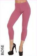 862 De Lafense 3/4 Leggings - schmutzig rosa