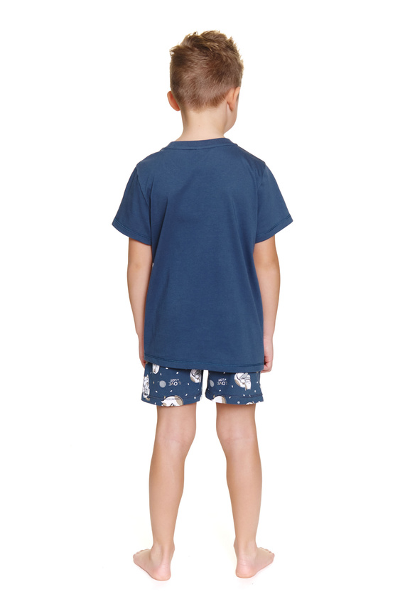 7205 „Cat Club“ Unisex Doctor Nap Kinderpyjama – tiefblau