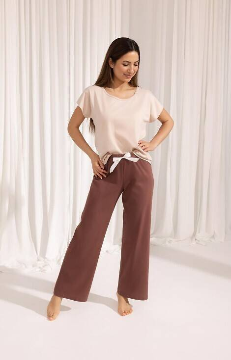 699 Regina Damenpyjama – Beige