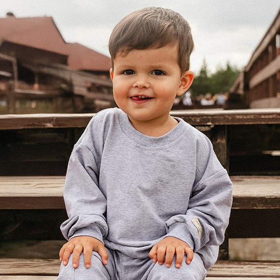 Kinder Langarmshirt Eevi Simply Comfy 100% Baumwolle