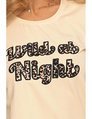 PDD3200-014, PDD3500-013 Moraj Damen-Kurzarmpyjama – Beige