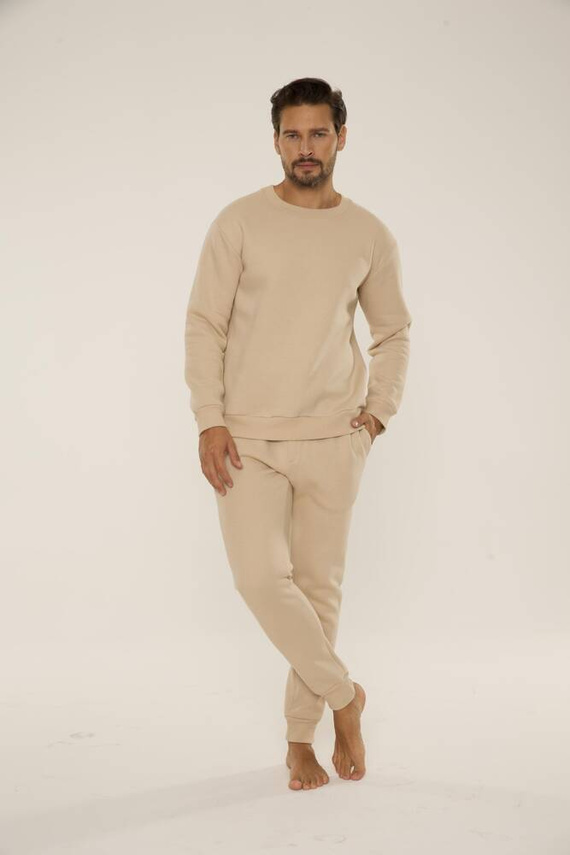 813 Indigo Herren Trainingsanzug von De Lafense - sand