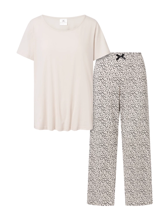 Beigefarbener Damenpyjama von Impressive You Momenti Per Me