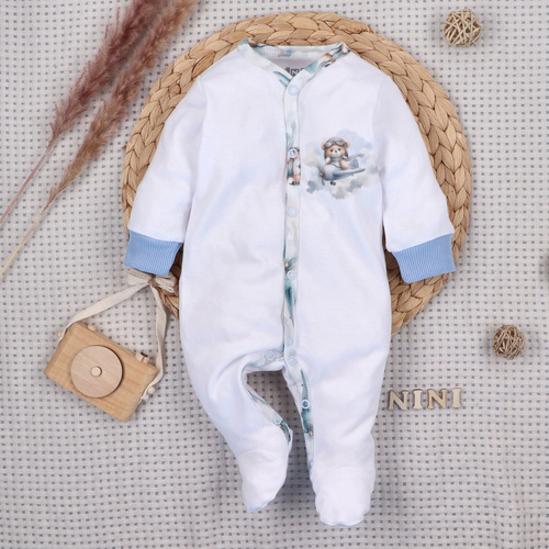 NINI BABY BEAR PILOT Strampler aus Bio-Baumwolle ABN-5748/BIA