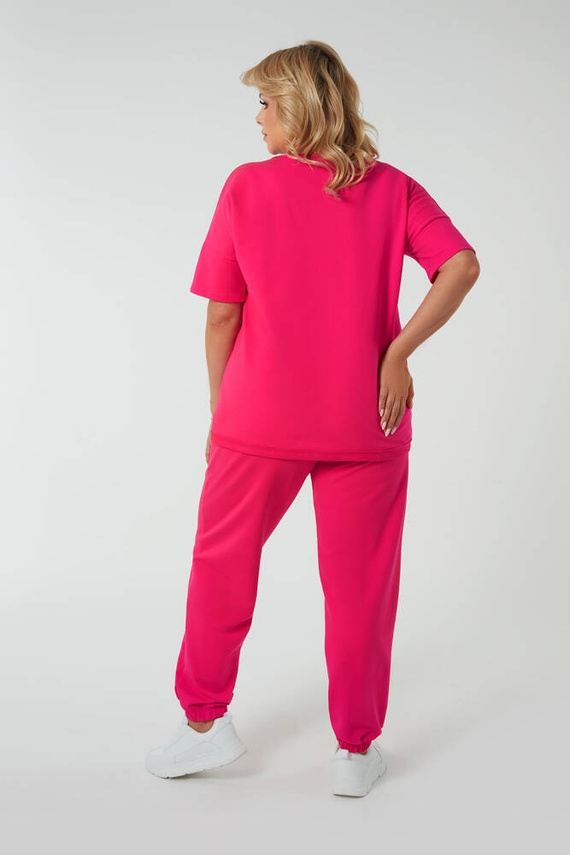 Madri Damenhose Italienische Mode - fuchsia 