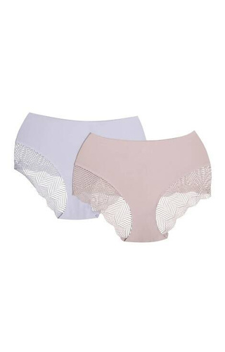 42580 Passy Damen-Slips 2er-Pack Henderson - lila-beige