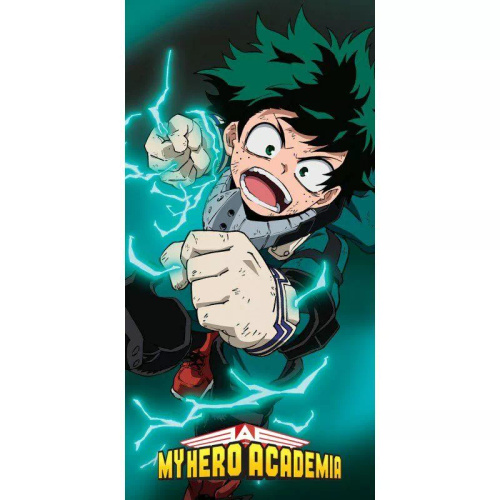 Strandtuch Halantex My Hero Academia 70x140 Baumwolle türkis