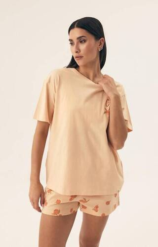 42684 Naranja Damen-Pyjama Henderson – Pfirsich
