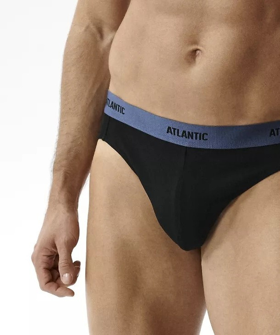 Herren-Slips Atlantic 6SMP-004 A6 multicolor – 6er-Pack, 95% Baumwolle, sportlicher Schnitt