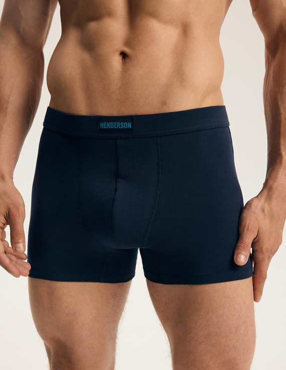 Henderson 44562 Bell Herren Boxershorts 2er-Pack aus Baumwolle mit breitem Logobund