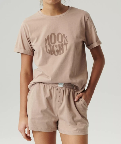 NLP-487 Atlantic Damen-Pyjama – Beige