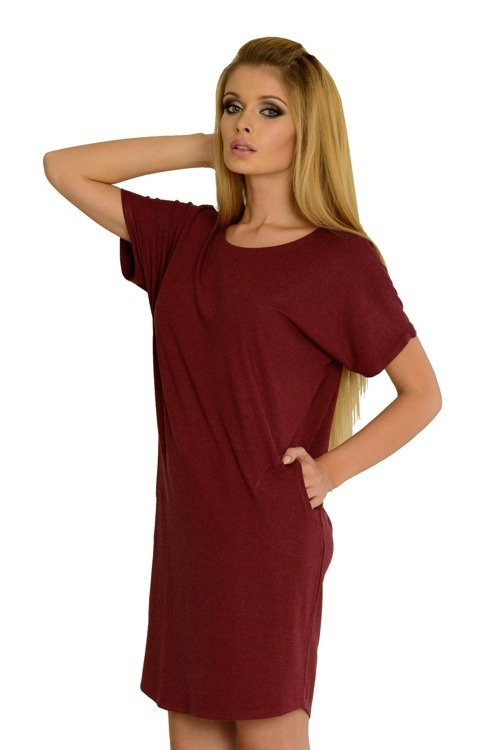 523 Paula Nachthemd kr. ärmel - Kornblume