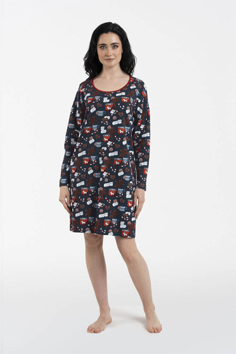 Makala Nachthemd Italian Fashion - Druck