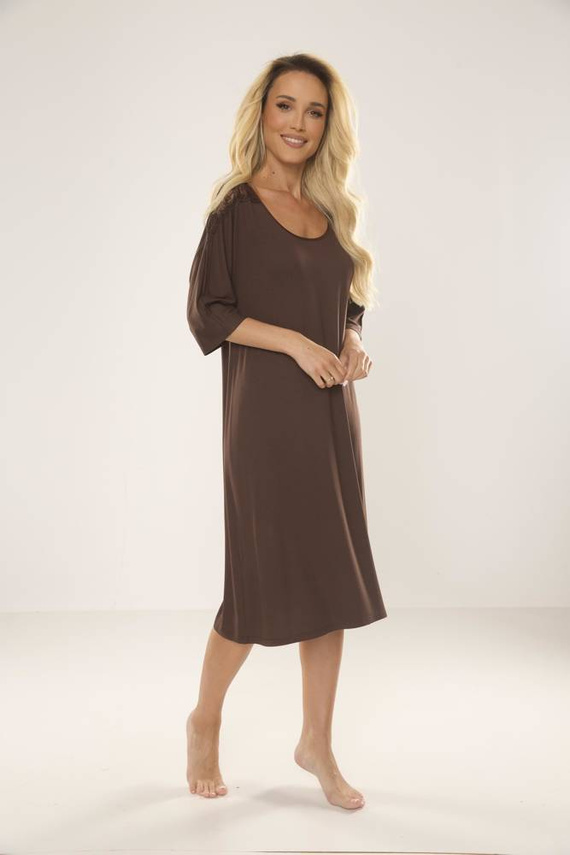 616 Ramona Forex Nachthemd - braun