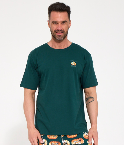 Herren-Pyjama Cornette 326/326 Pumpkin Club 2 100% Baumwolle Kurze Hose