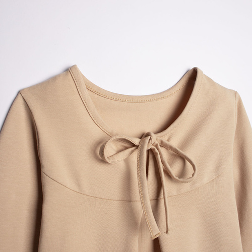 Mädchenbluse Nicol 221140 Baumwolle Langarm elegant weiß bequem