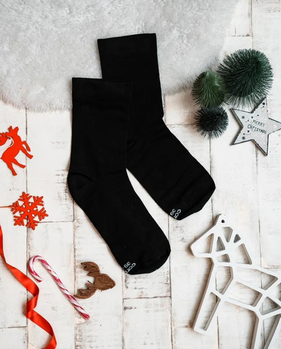 A45 A'3 Cornette Premium Socken - schwarz (Soldaten)