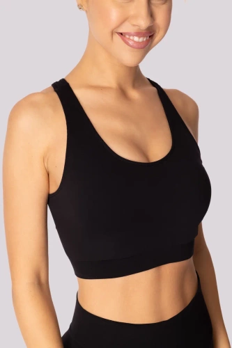 Base Top Sport-BH Mona schwarz