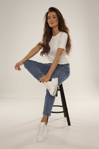 698 Freya Kurzarmbluse De Lafense - ecru