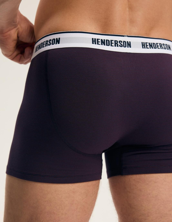 Henderson 45476 Free Herren Boxershorts 2er-Pack Baumwolle mit breitem Logo-Bund