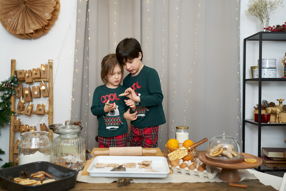 Tess Kinderpyjamas Italian Fashion - grün/print