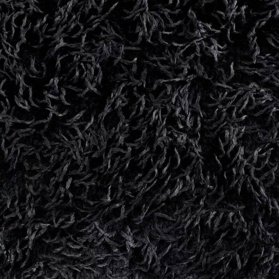 Adore Decke, zottelig, pelzig, Eurocurtains, schwarz