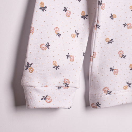Nicol 220036 Mädchen Pyjama 100% Baumwolle weich bequem Blumen