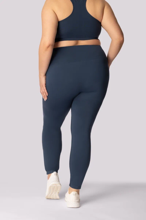 Base Damen-Leggings Mona Marineblau