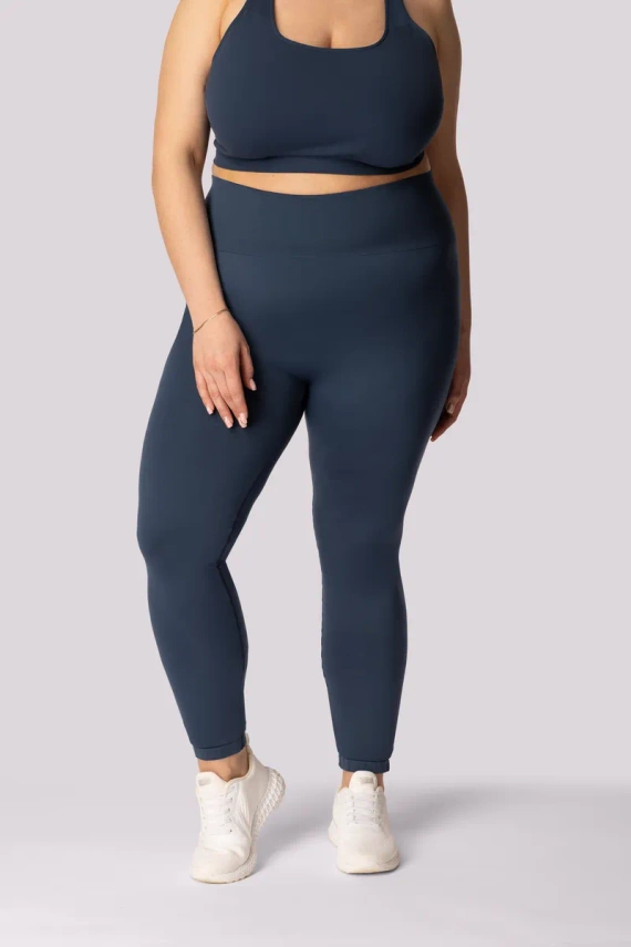 Base Damen-Leggings Mona Marineblau