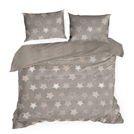 Flano 4 Sterne Veloursbettwäsche Eurofirany beige