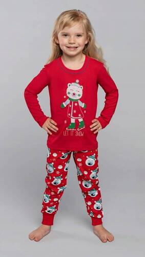 Czoka Mädchen Schlafanzug Italian Fashion- rot