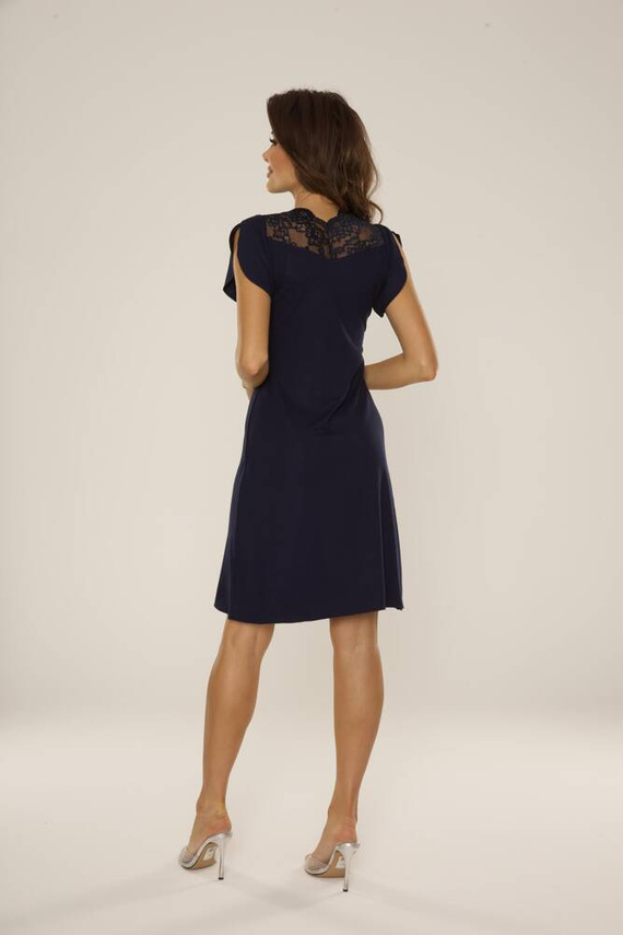 754 Lilian Nachthemd De Lafense- marineblau 