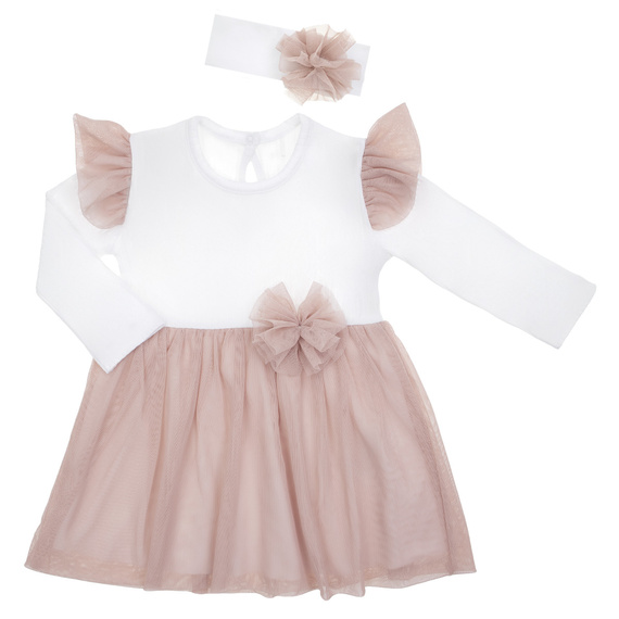 169065 Langarmkleid und Nicol-Stirnband