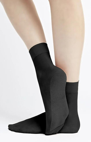 Nature Sole Damensocken 20 den Knittex - schwarz