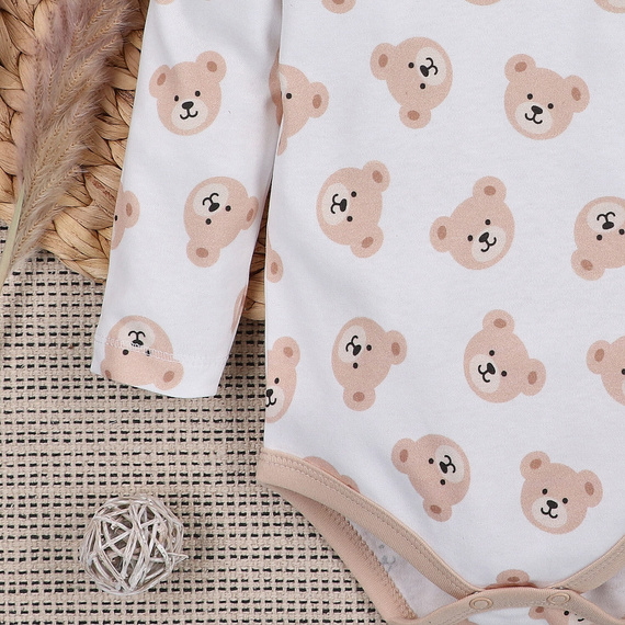 ABN-5353/MIS Sweet Bears Body aus Bio-Baumwolle mit Nini-Print
