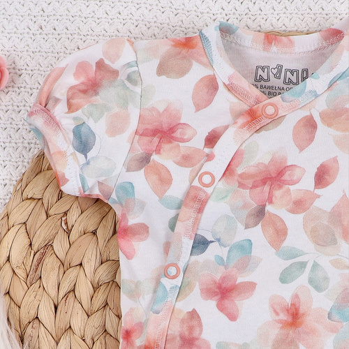 ABN-5413 Colorful Flowers Envelope Body aus Bio-Baumwolle mit Nini-Print